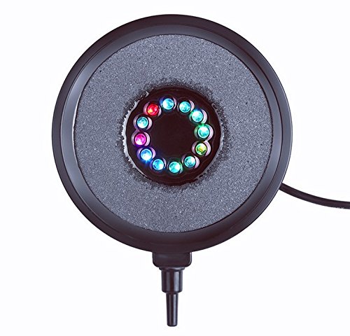 COIDEA Air Bubbles Aquarium Submersible Light Decoration with 12 Multi-Colorful Changing Light for Fish Tanks (Air Pump not Included)